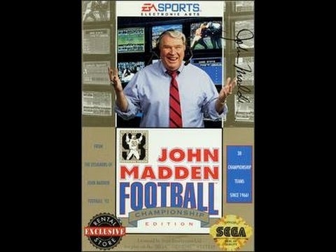 John Madden Football 93 Sega Genesis